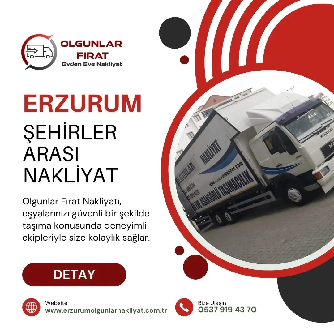 Erzurum Şehirler Arası Nakliyat